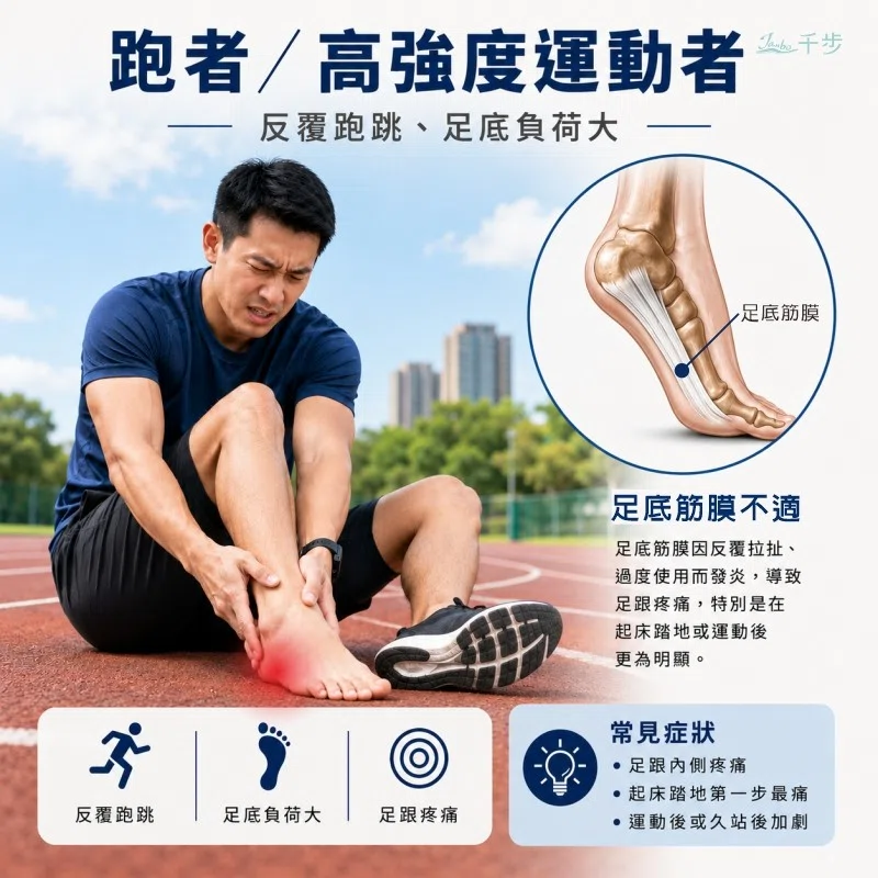 哪些人屬於”足底筋膜炎”好發族群! 哪些人屬於”足底筋膜炎”好發族群!
