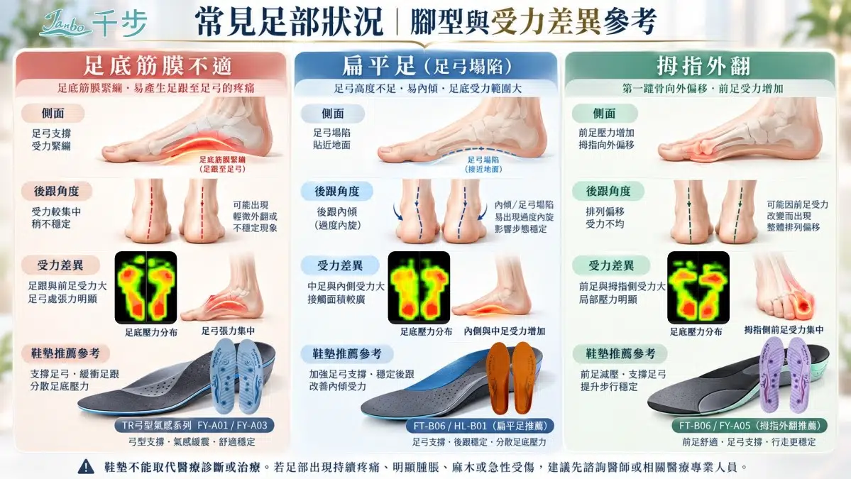 足底筋膜鞋墊推薦 | 千步TR弓型氣感機能鞋墊FY-A05(包鞋/高跟鞋/低跟鞋/粗跟鞋)